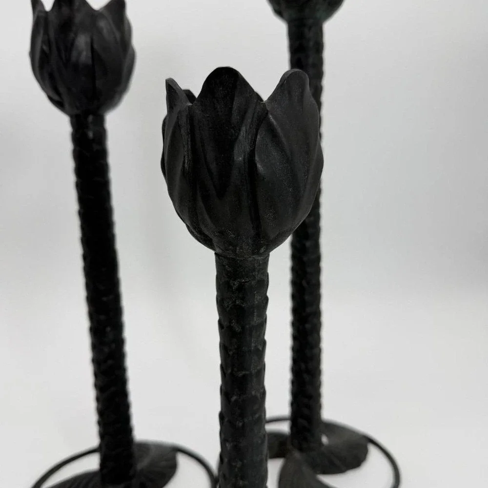 Maitland Smith Set 3‎ Tulip Candlesticks 19